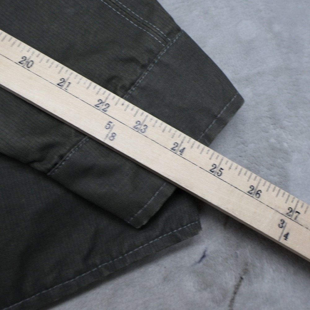 Kuhl Jacket Men XL Green Burr Canvas Rugged Fleece Lined Full Zip Utility Hiking - Picture 14 of 15
